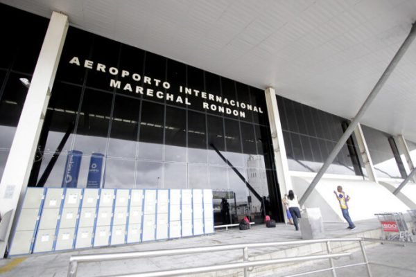 Aeroporto de Cuiabá, onde o ex-ministro Baliro Maggi fez pouso forçado
