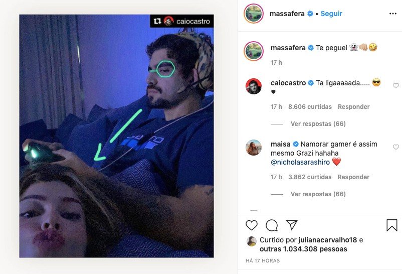 Grazi Massafera e Caio Castro