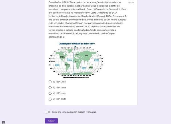 Imagens da plataforma digital da Secretaria de Educação