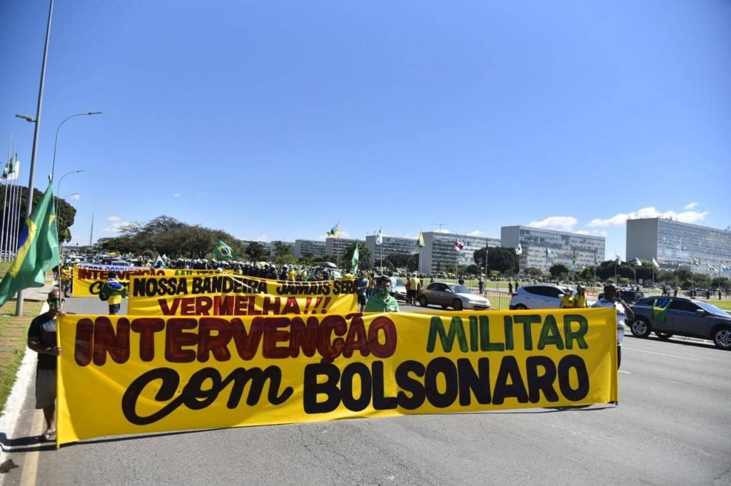 ato pró-Bolsonaro na Esplanada