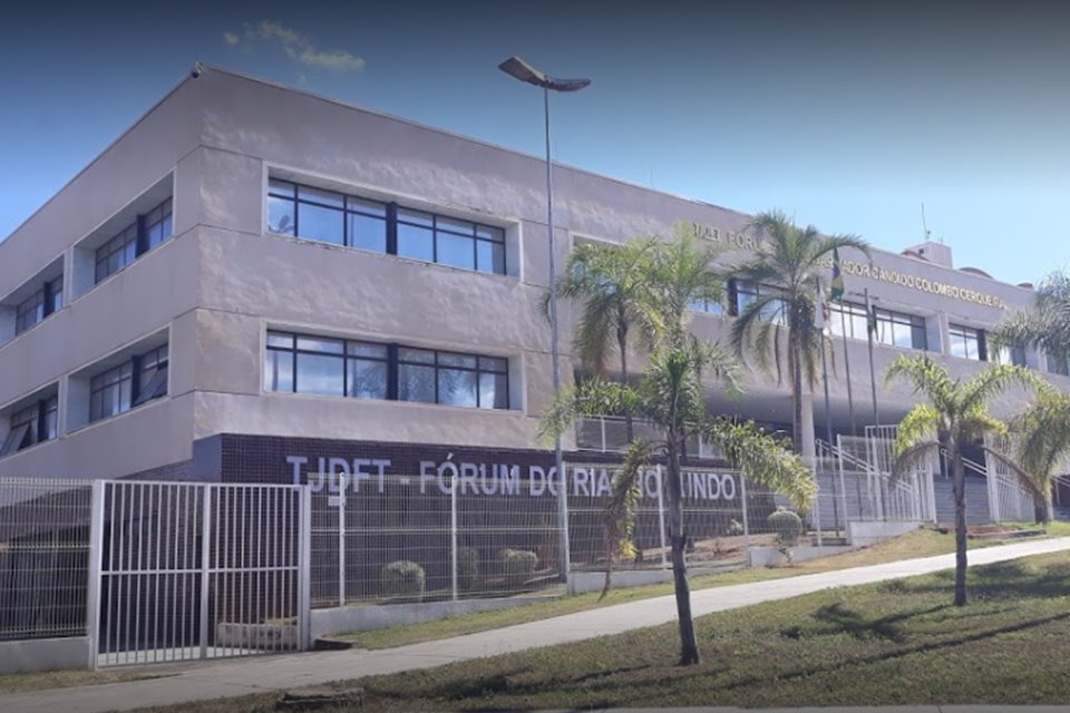 Fachada do Fórum do Riacho Fundo
