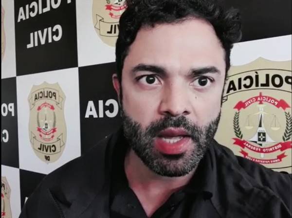 Delegado-chefe da 14ª DP, no Gama, Jonatas Silva