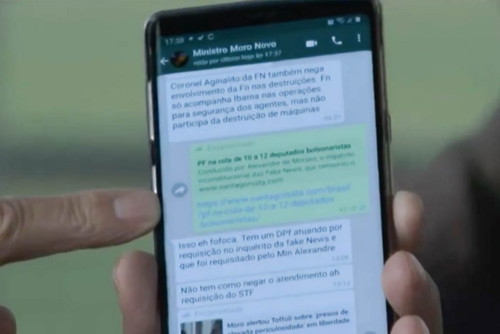 Celular do presidente Bolsonaro