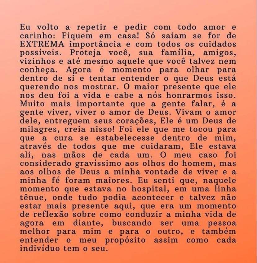 Juliano Laham diz que teve conavírus