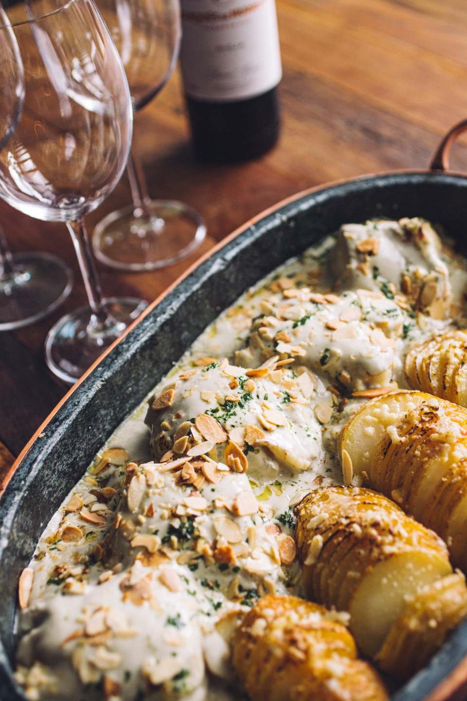 bacalhau em natas com peras