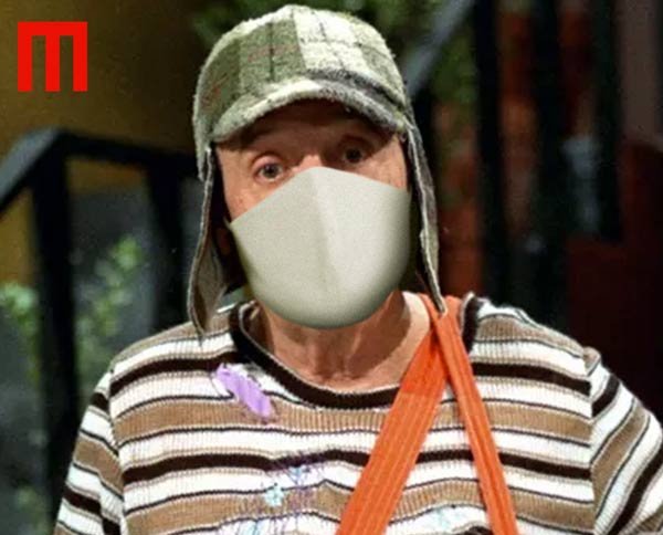 Chaves com máscara
