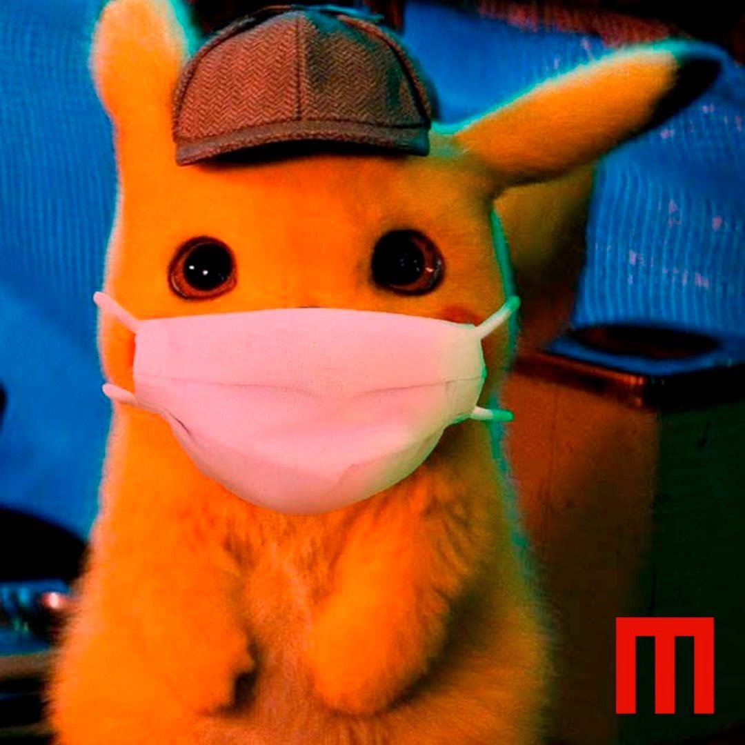 Pikachu de máscara