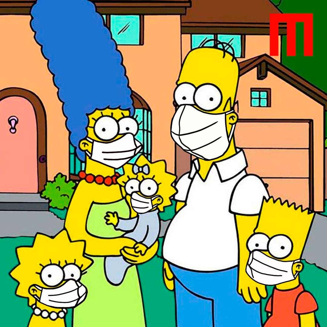 Simpsons de máscara