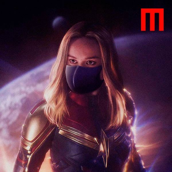 Capitã Marvel de máscara