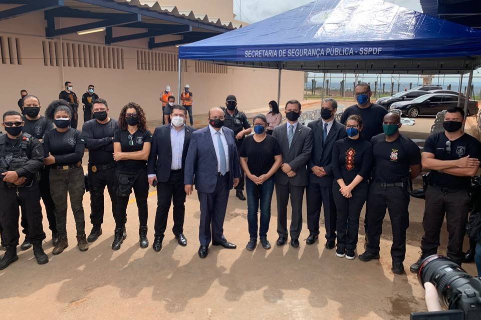 Governador Ibaneis Rocha anunciou dois blocos para detentos infectados pelo coronavírus