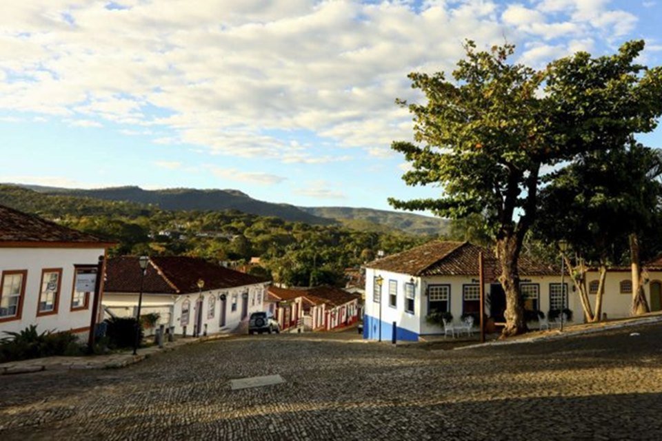 Imagem colorida mostra vista da cidade de Pirenópolis (GO) - Metrópoles