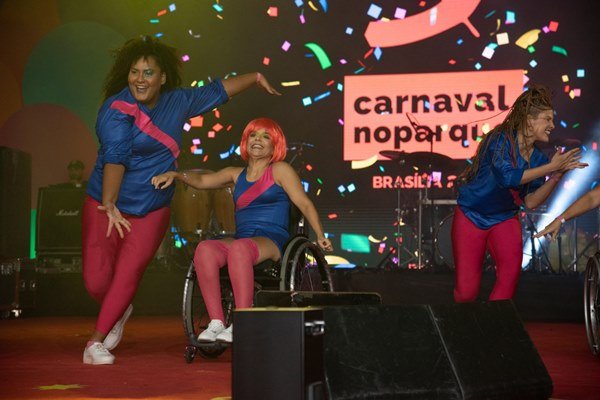 Street Cadeirante no Carnaval no Parque