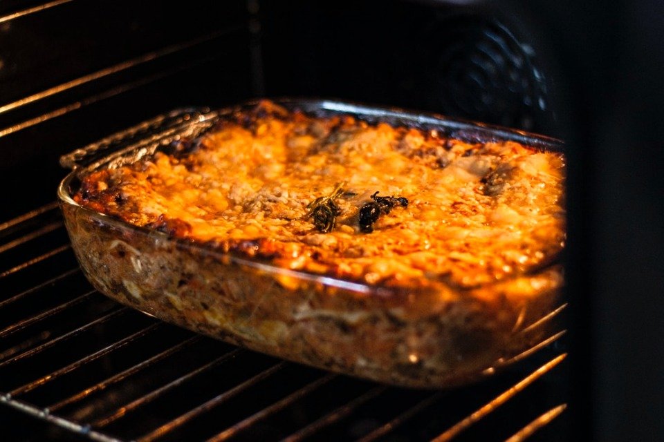 lasanha no forno