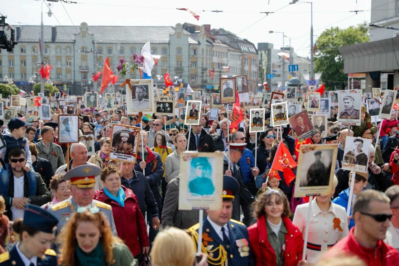 Desfile do Dia Da Vitória na Praça Vermelha em Moscou na Russia