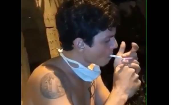 Eduardo Pires na boca de fumo