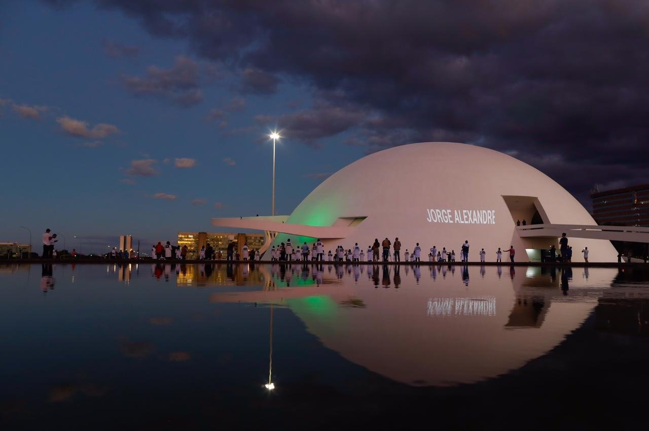 Protesto enfermeiros em Brasília