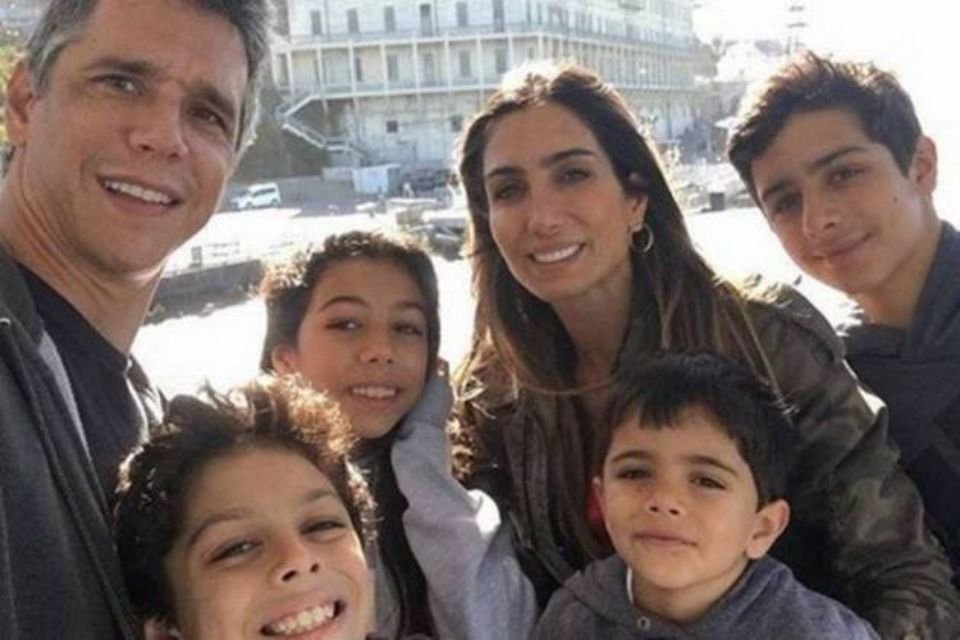 Marcio Garcia com a familia