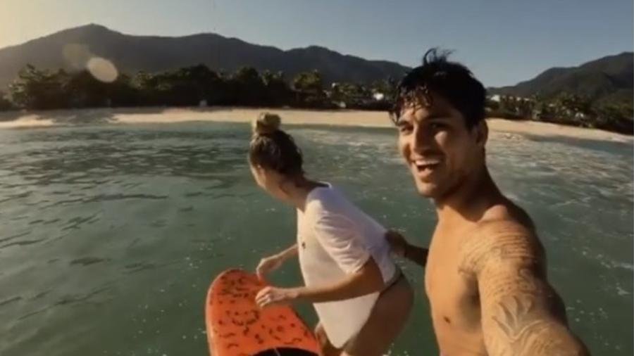Yasmin Brunet e Gabriel Medina