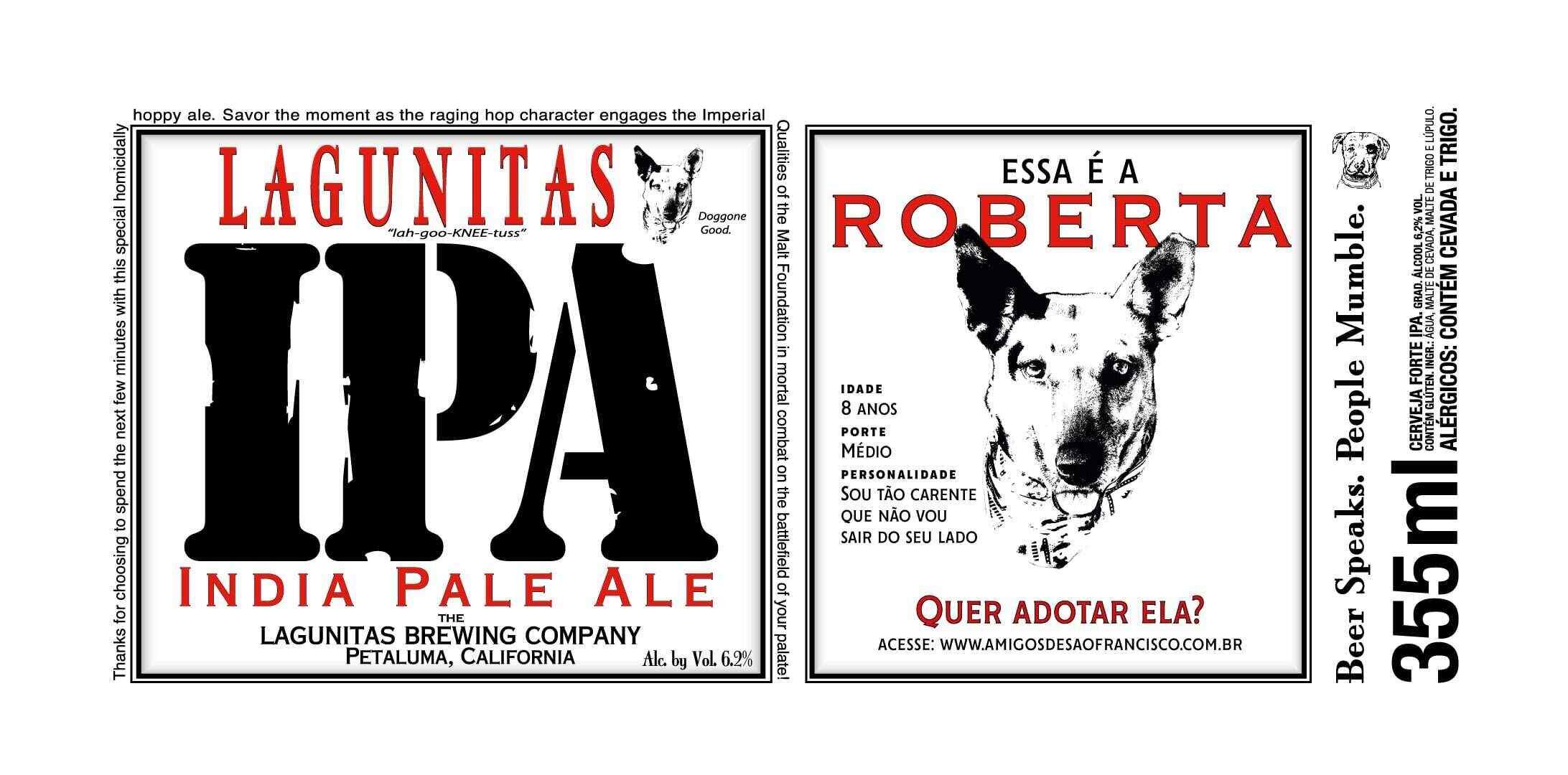 Cervejaria coloca cães abandonados em rótulos para incentivar a adoção