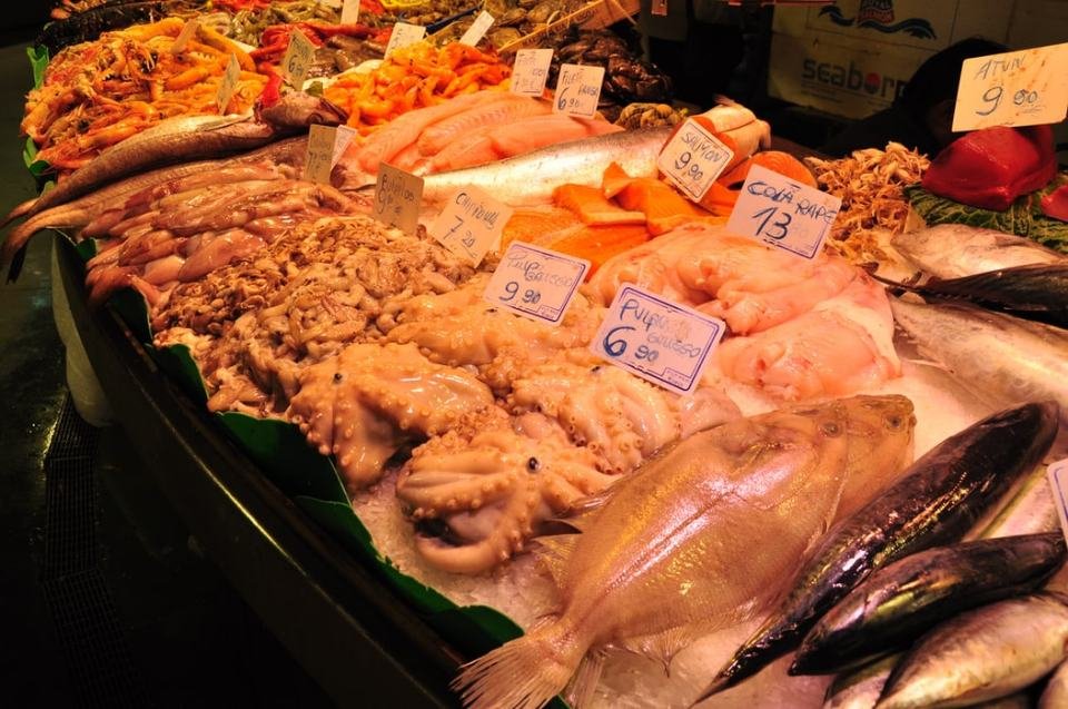 mercado de peixes