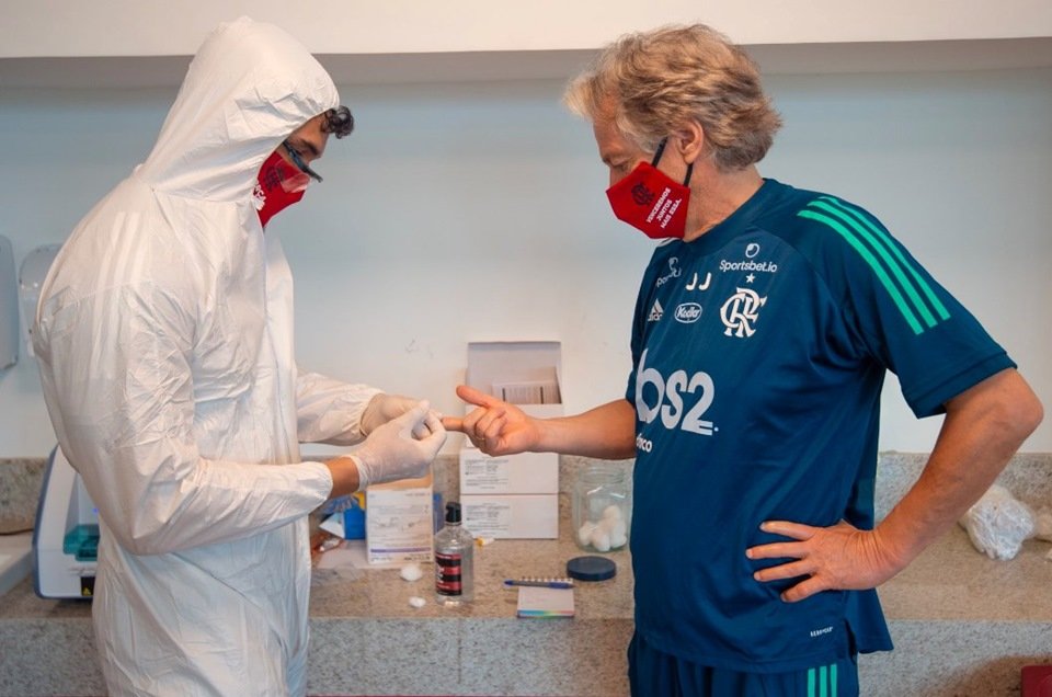 Jorge Jesus passa por teste no Flamengo