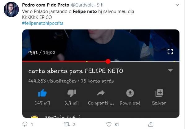Polado e Felipe Neto