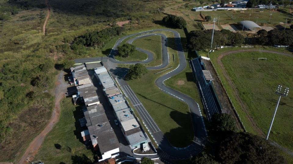 O Kartódromo do Guará, que foi lacrado pela administração local