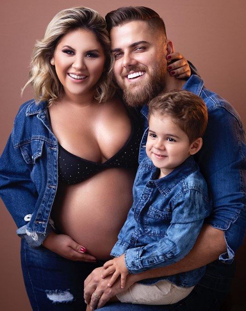 Zé Neto e a família