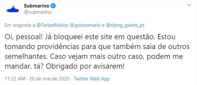 Publicação de empresa contra Jornal da cidade online