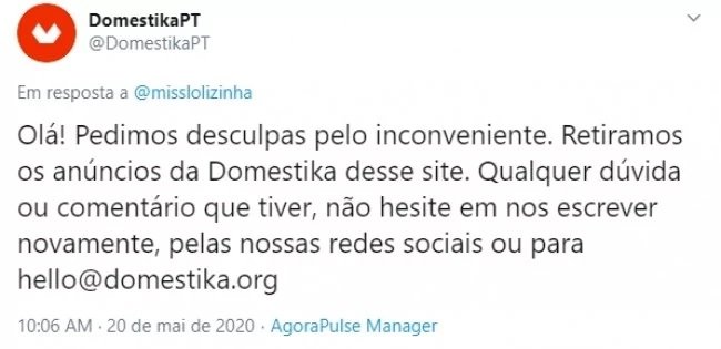 Publicação de empresa contra Jornal da cidade online