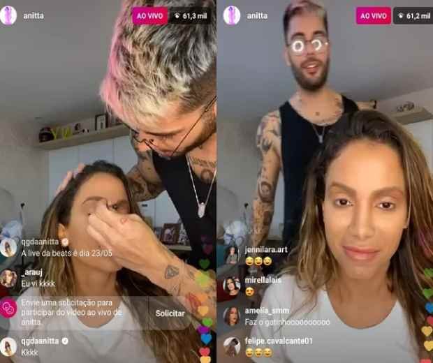 Anitta e Gui Araujo