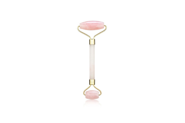 rolinho de quartzo rosa