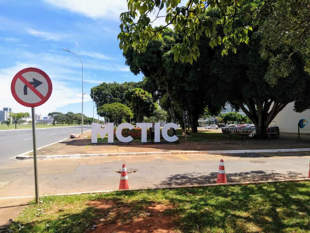 Letreiro do MCTIC