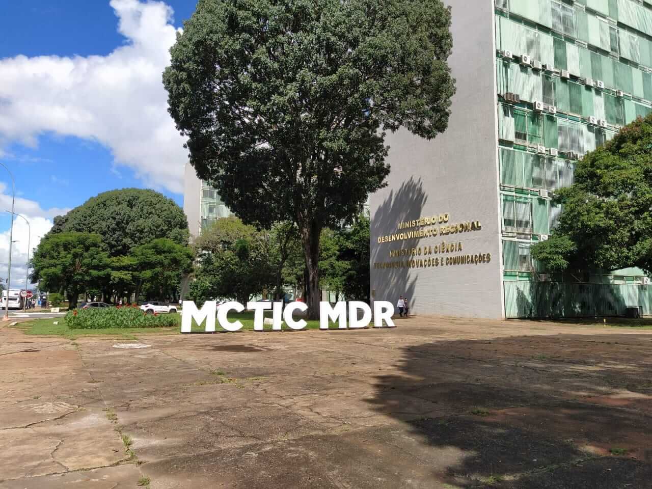 Letreiro do MCTIC