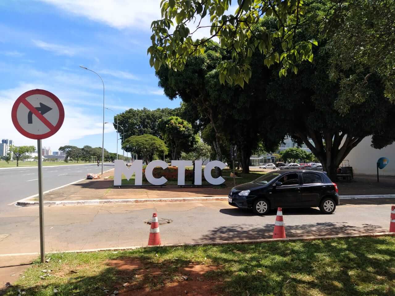 Letreiro do MCTIC