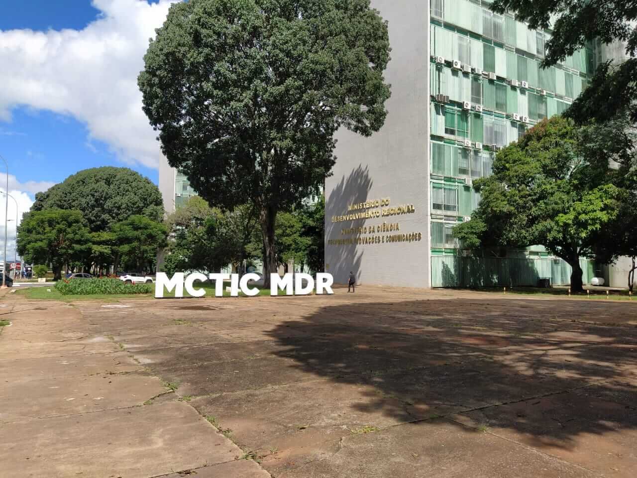Letreiro do MCTIC