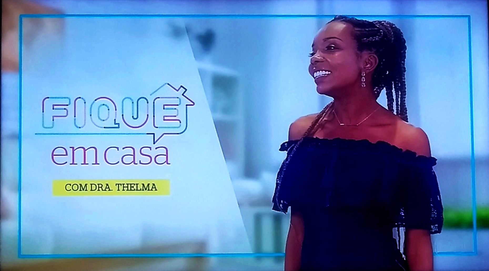 Thelma Assis apresenta quadro no prograa É de Casa