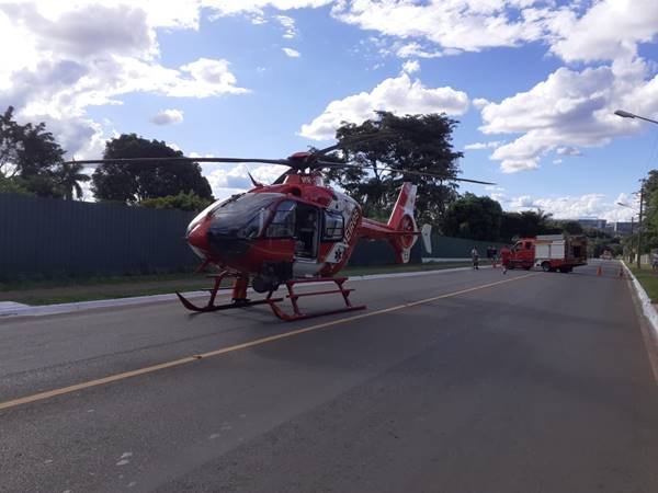 Helicóptero do Corpo de Bombeiros Militar do DF