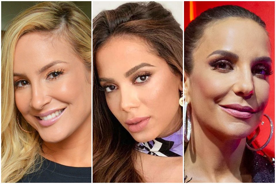 Claudia Leitte, Anitta e Ivete - montagem