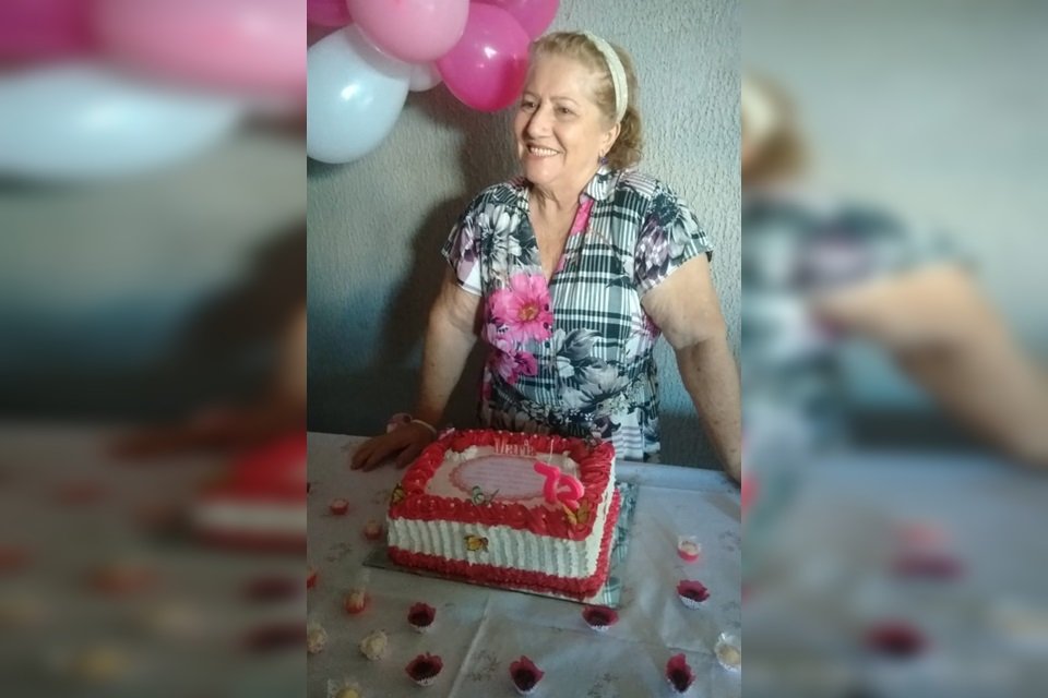 Idosa com coronavírus