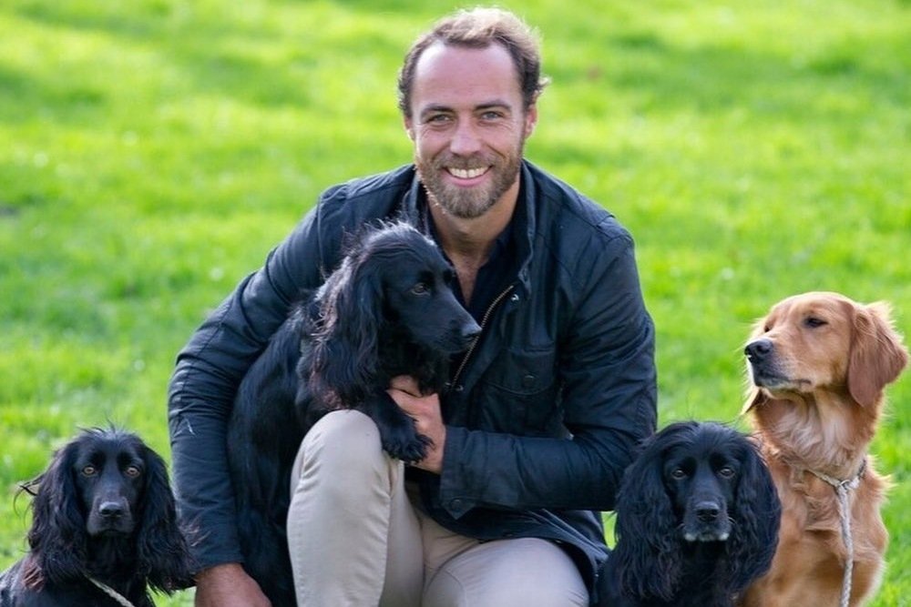 James Middleton e cachorros