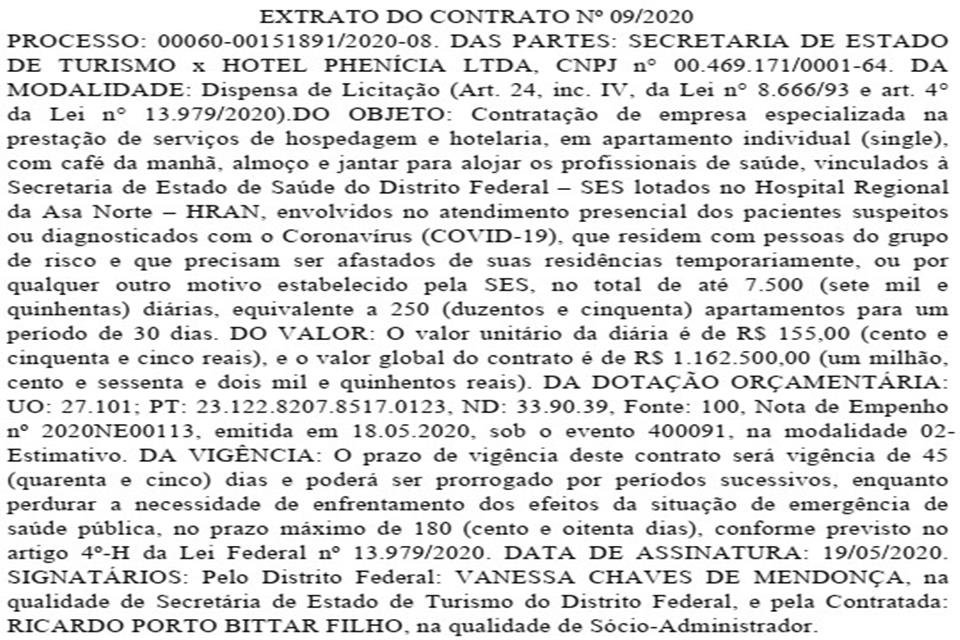 Extrato DODF 27/05/2020