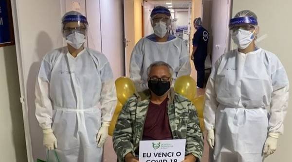 Manoel Cleonaldo, 55 anos, foi liberado para voltar para casa após a recuperação