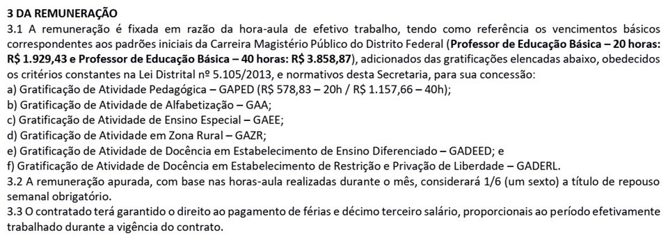 Edital SEEDF prof. temporário 2018