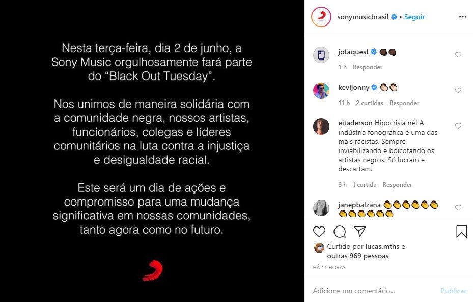 Instagram às escuras: o que você precisa saber sobre o “Blackout Tuesday”