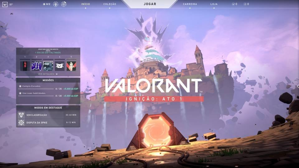 Game Valorant, lançado nesta terça-feira