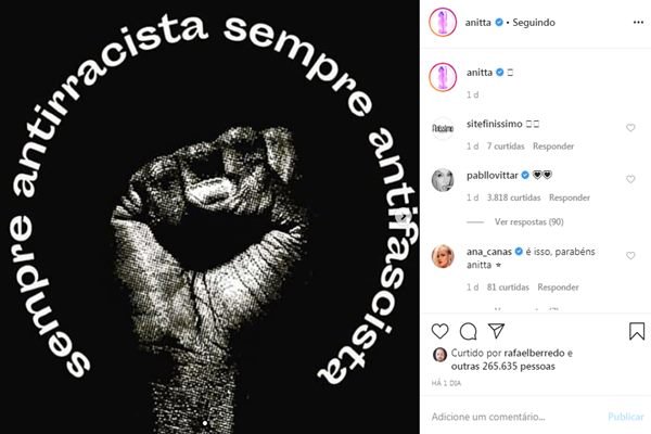 Anitta Black Lives Matter