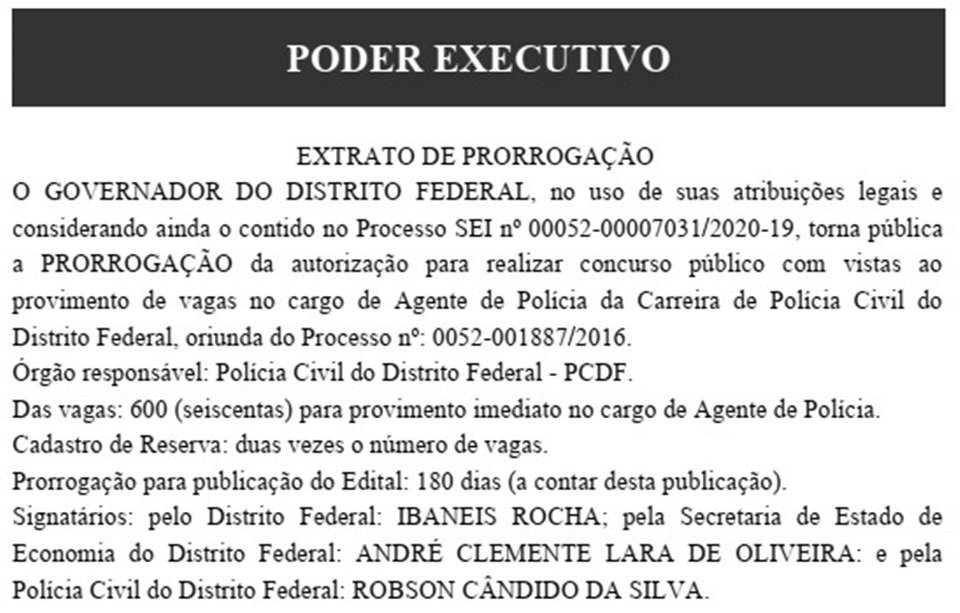 Extrato DODF 03/06/2020