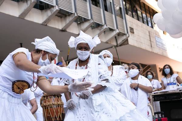 Protesto contra o racismo