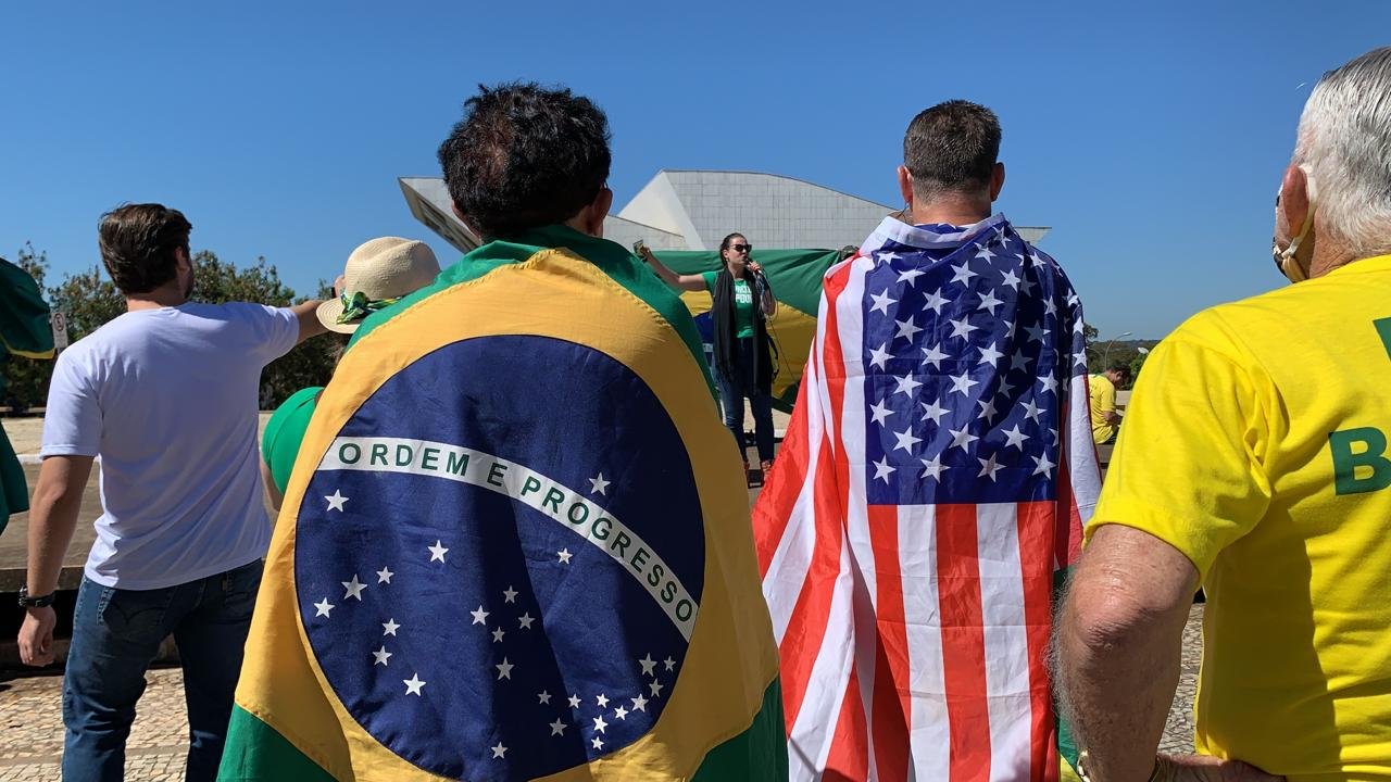 Manifestação na Esplanada dos Ministérios
